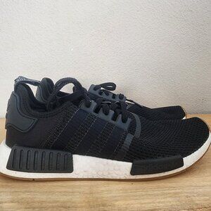 Adidas Mens NMD R1 Running Shoes Sneakers Low Top Gum Sole B42200 Black Size 11
